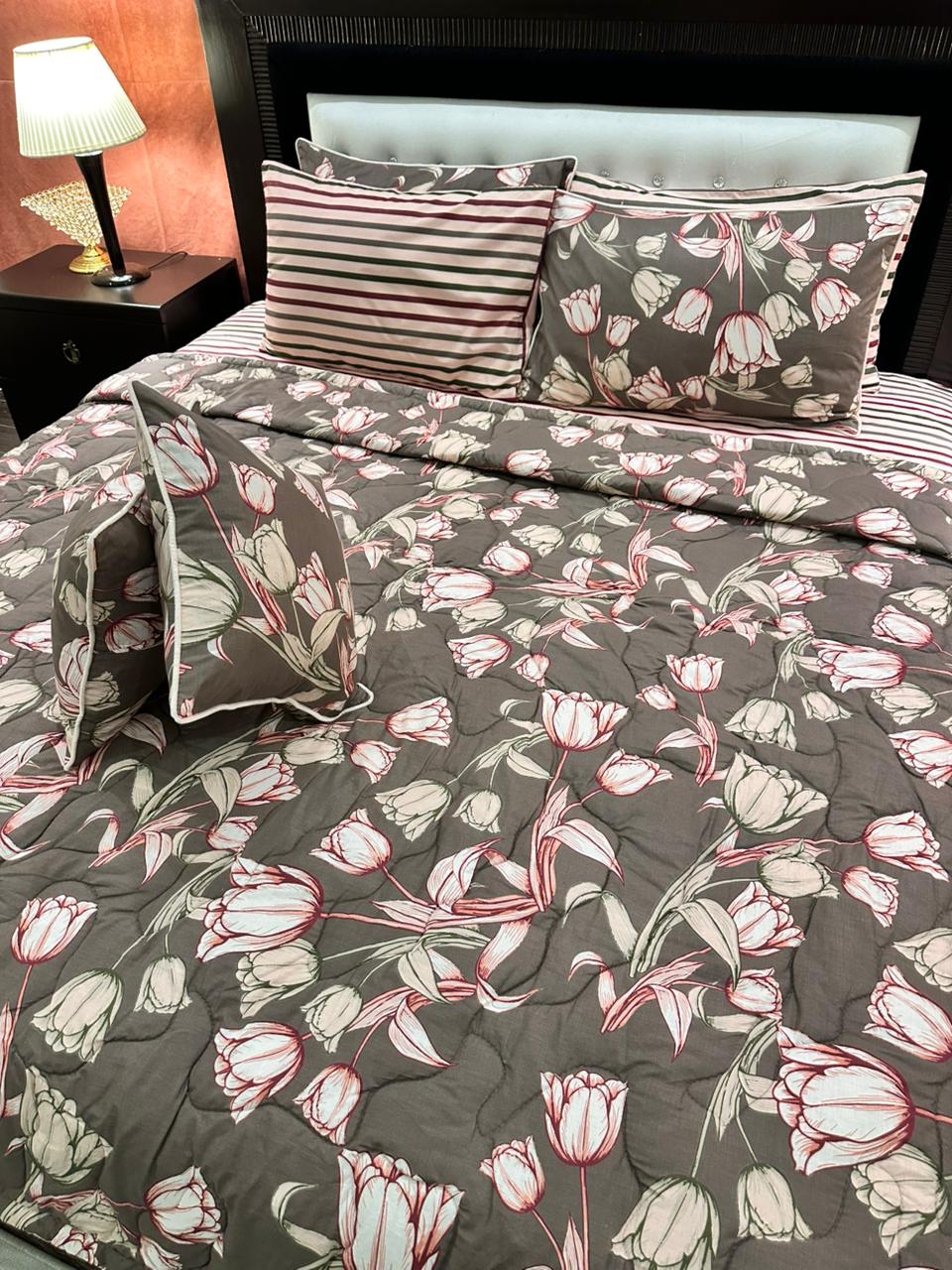 IV538 Cotton Comforter Set - Light Filling