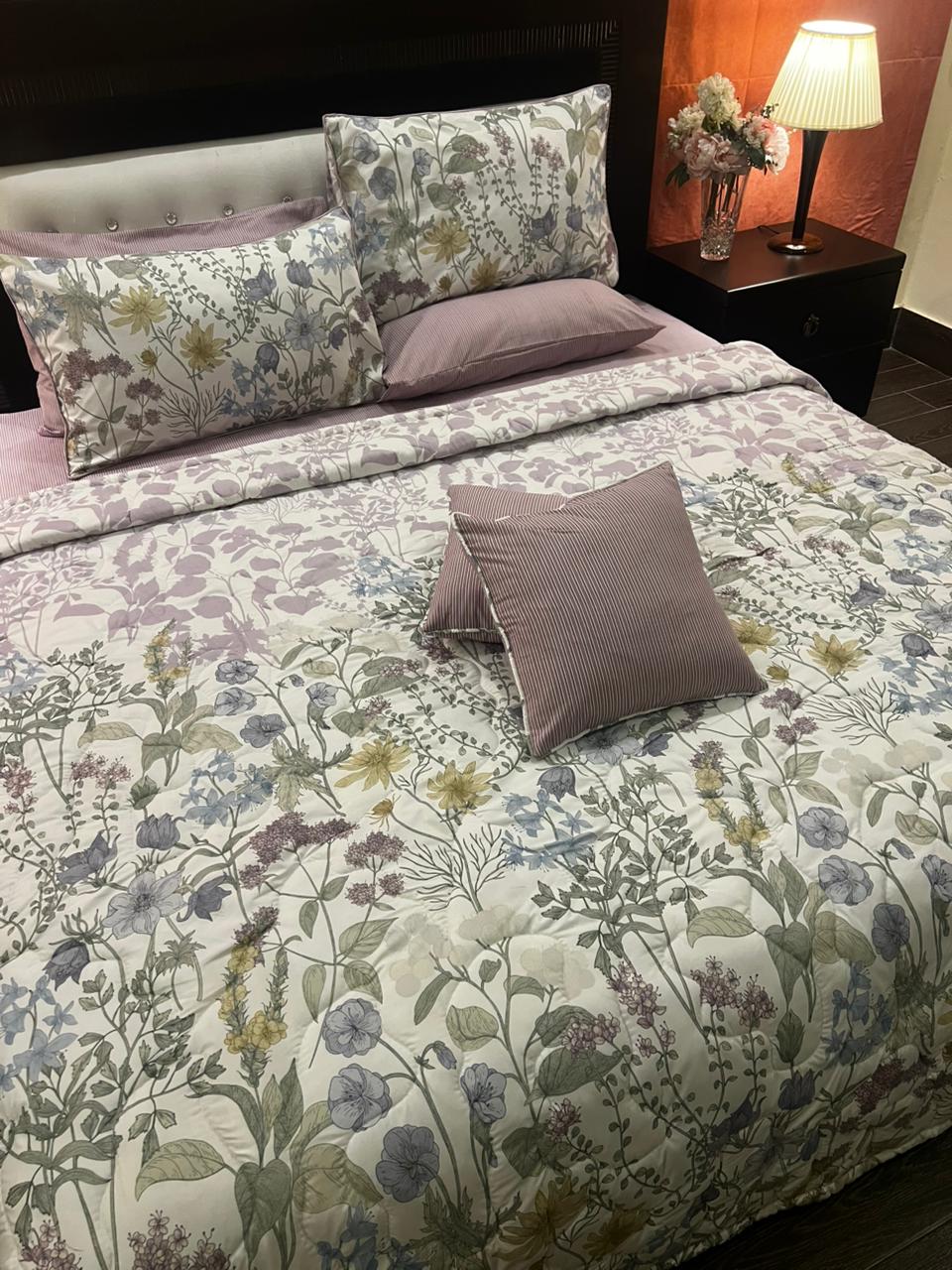 IV636 Cotton Duvet Cover Set - Without Filling