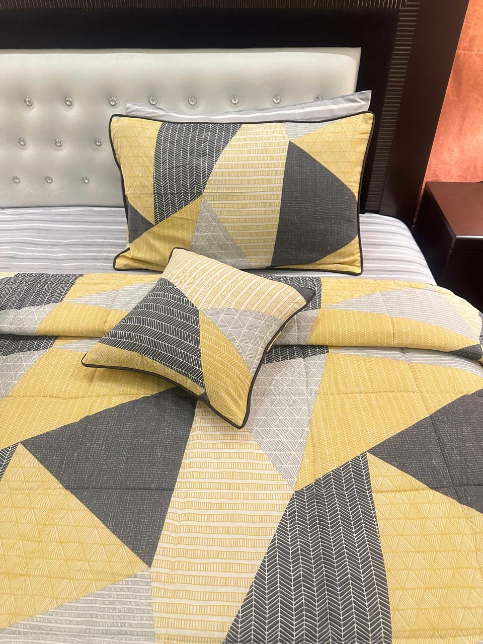 IV553 Cotton Comforter Set - Light Filling