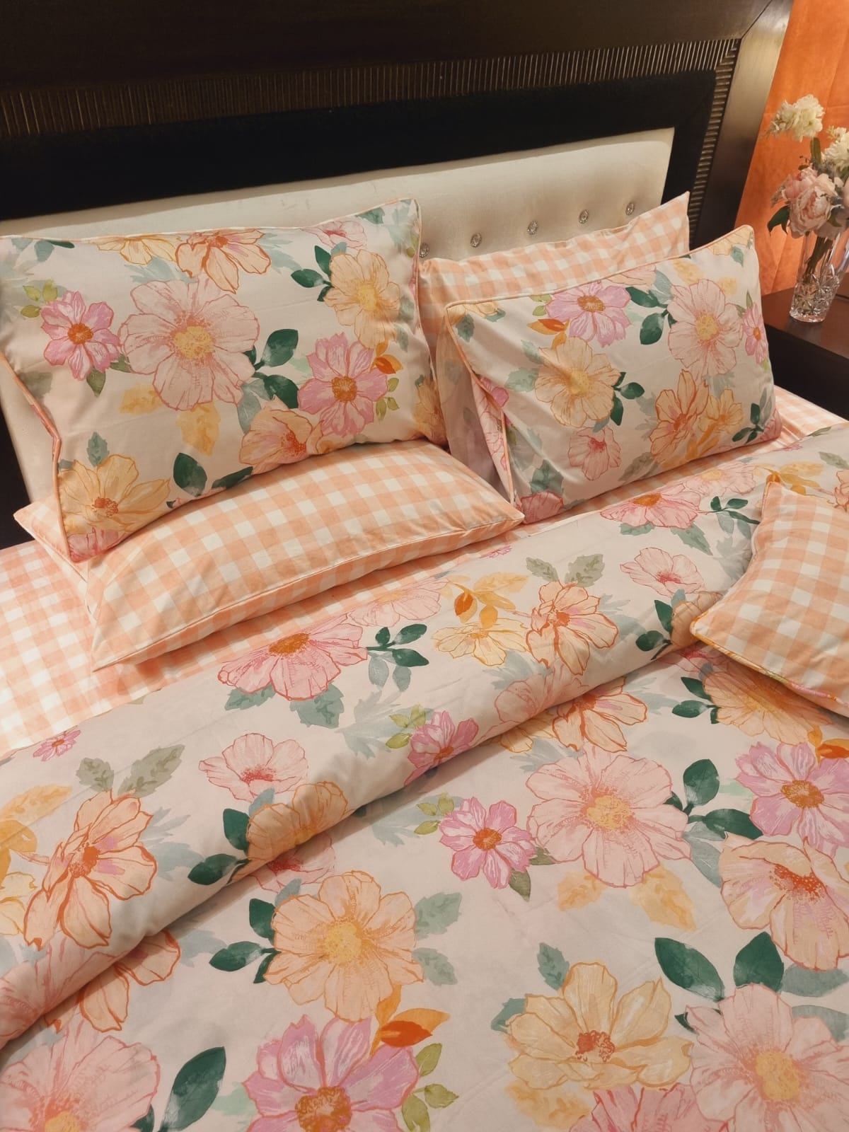 IV692 Percale Cotton Duvet Cover Set - Without Filling