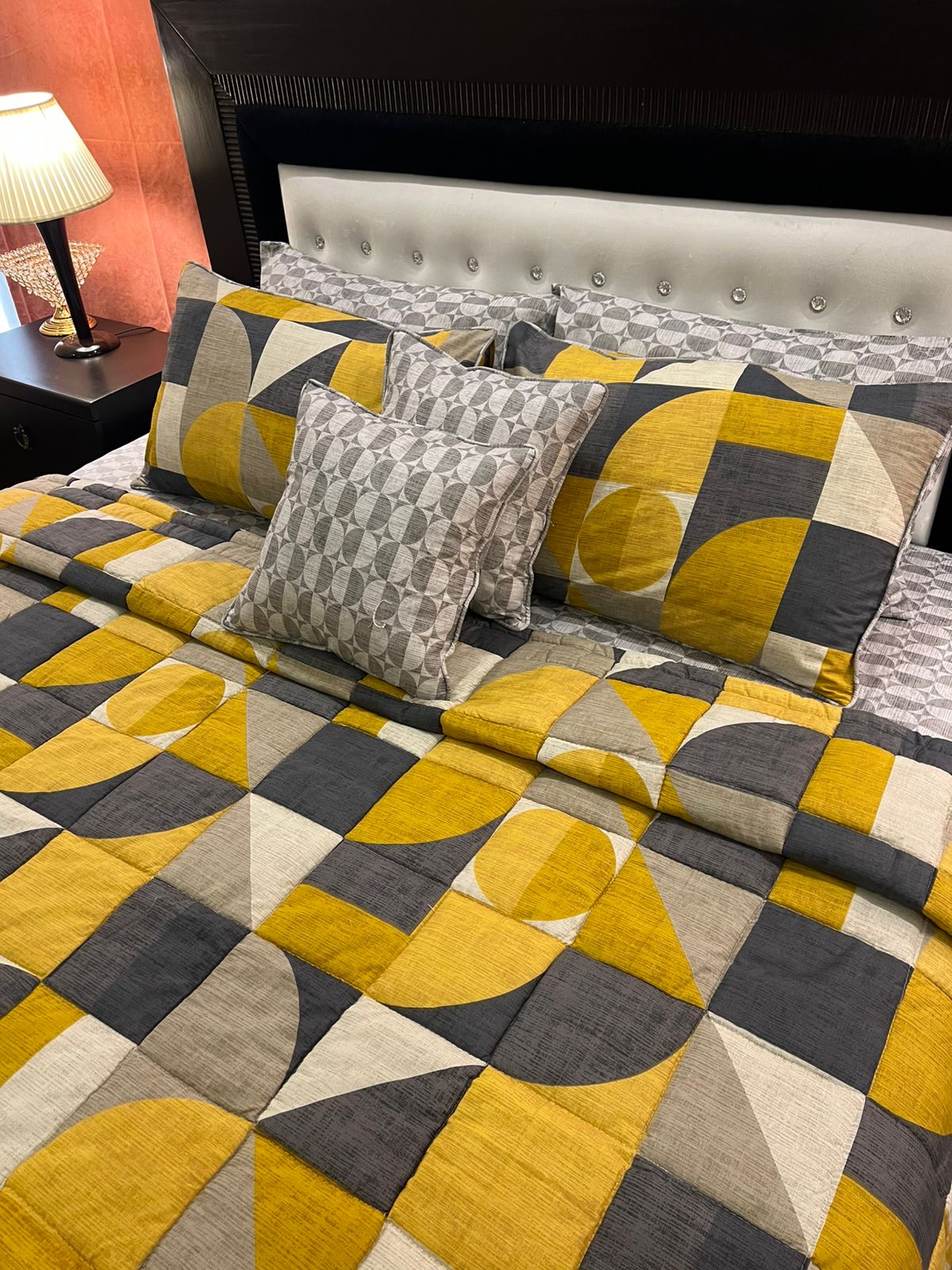 IV613 Cotton Comforter Set - Light Filling
