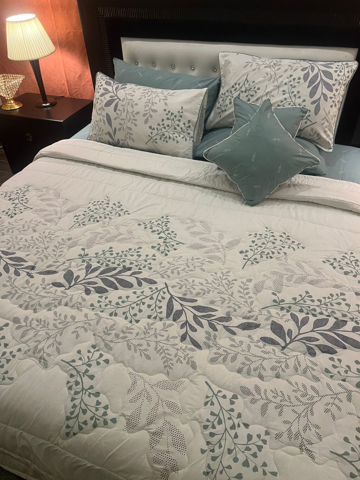 IV622 Cotton Comforter Set - Light Filling
