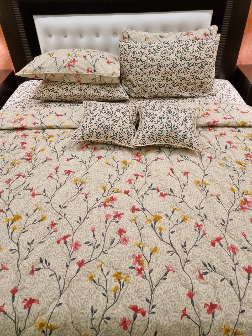 IV516 Cotton Comforter Set - Light Filling