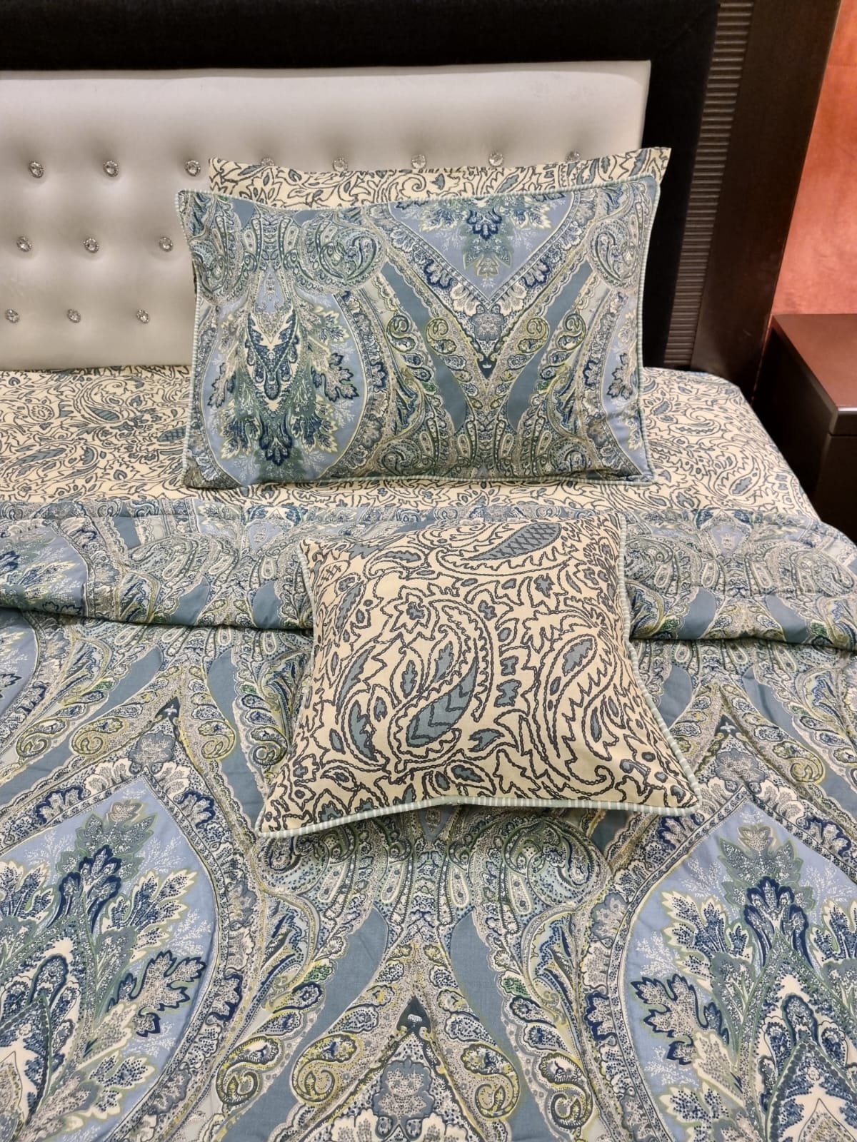 IV525 Percale Cotton Duvet Cover Set - Without Filling