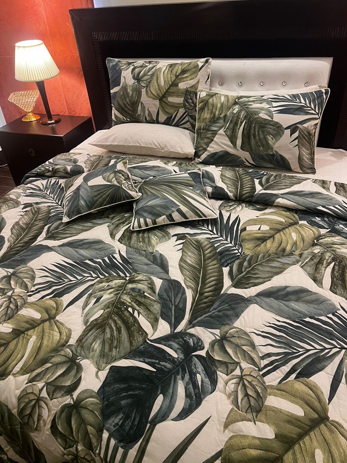 IV638 Cotton Comforter Set - Light Filling