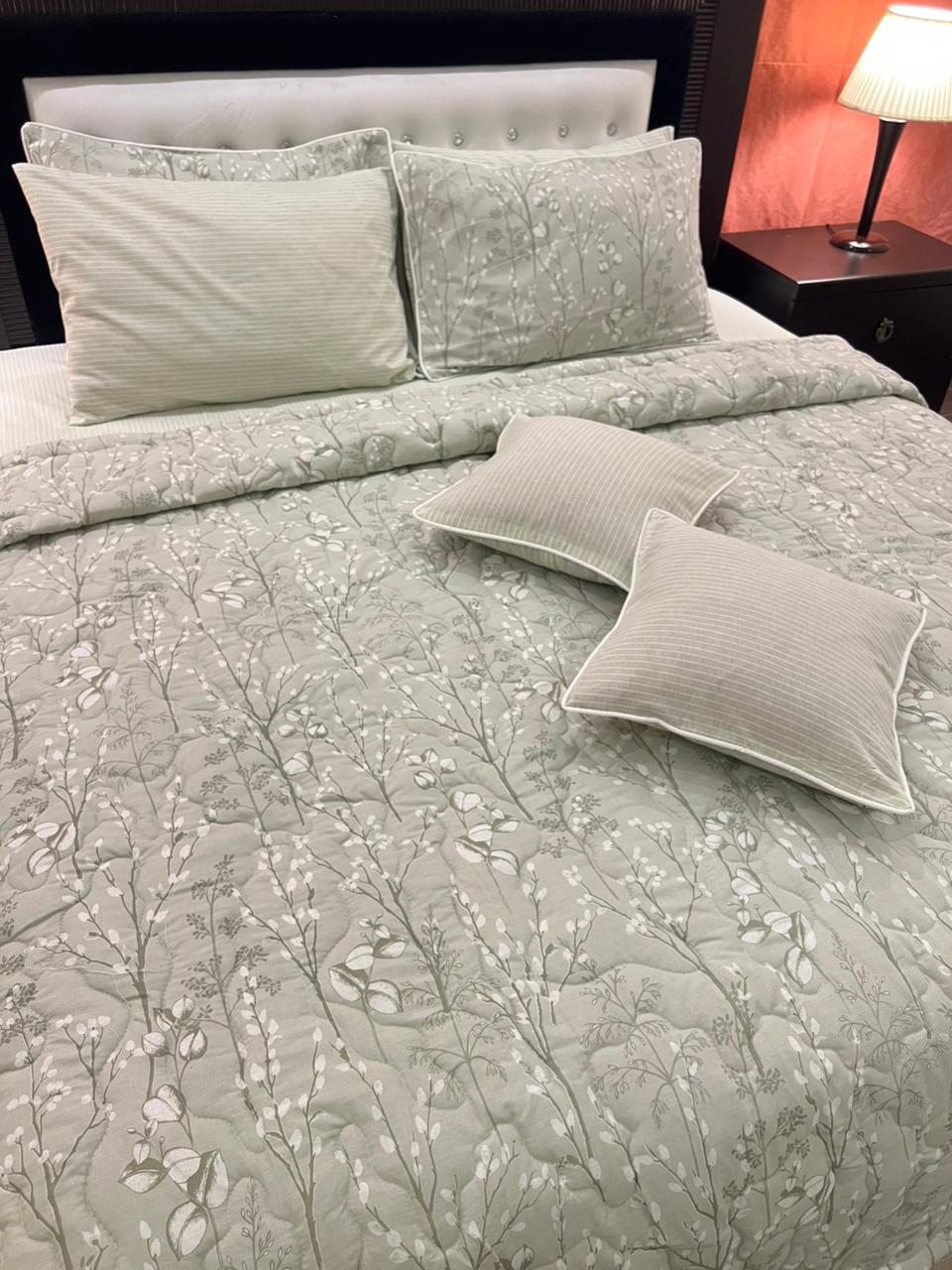 IV574 Cotton Comforter Set - Light Filling