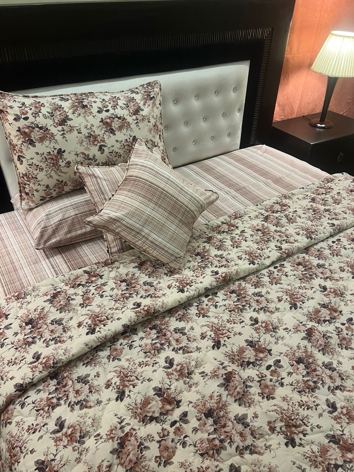 IV623 Cotton Comforter Set - Light Filling