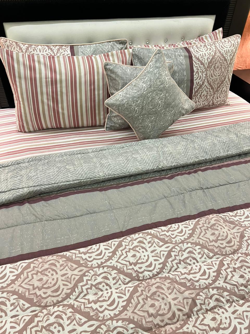 IV582 Cotton Comforter Set - Light Filling