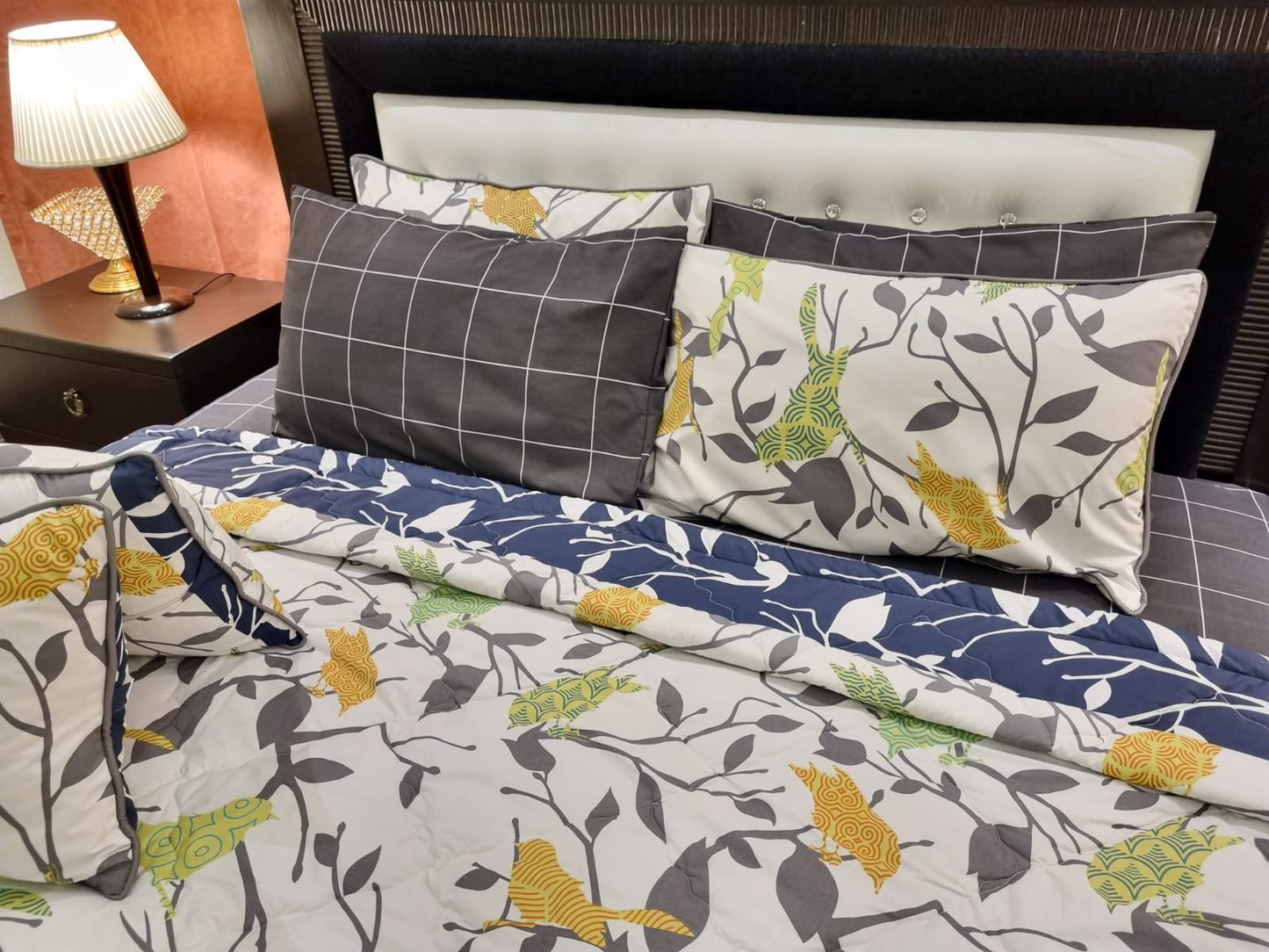 IV486 Cotton Comforter Set - Light Filling