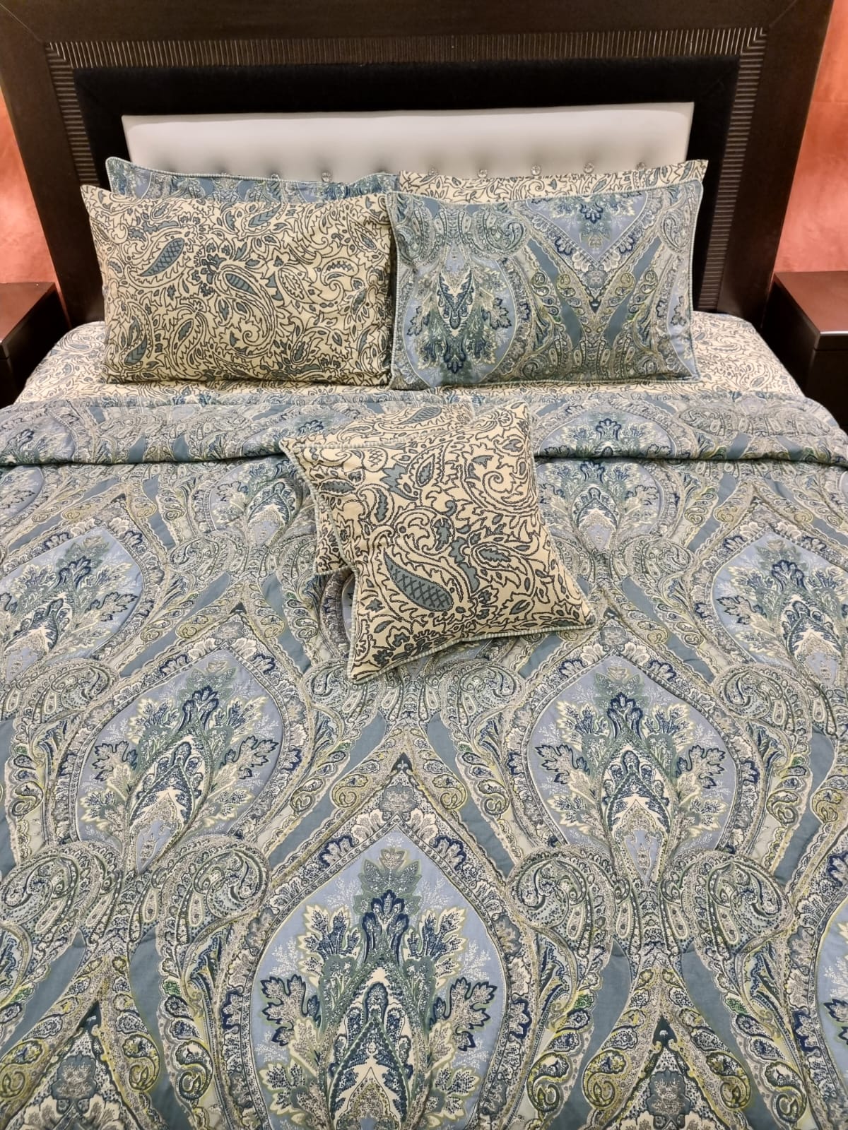 IV525 Percale Cotton Duvet Cover Set - Without Filling