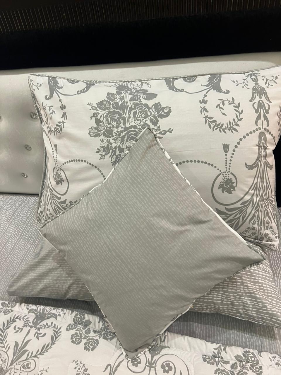 IV629 Percale Cotton Comforter Set - Light Filling