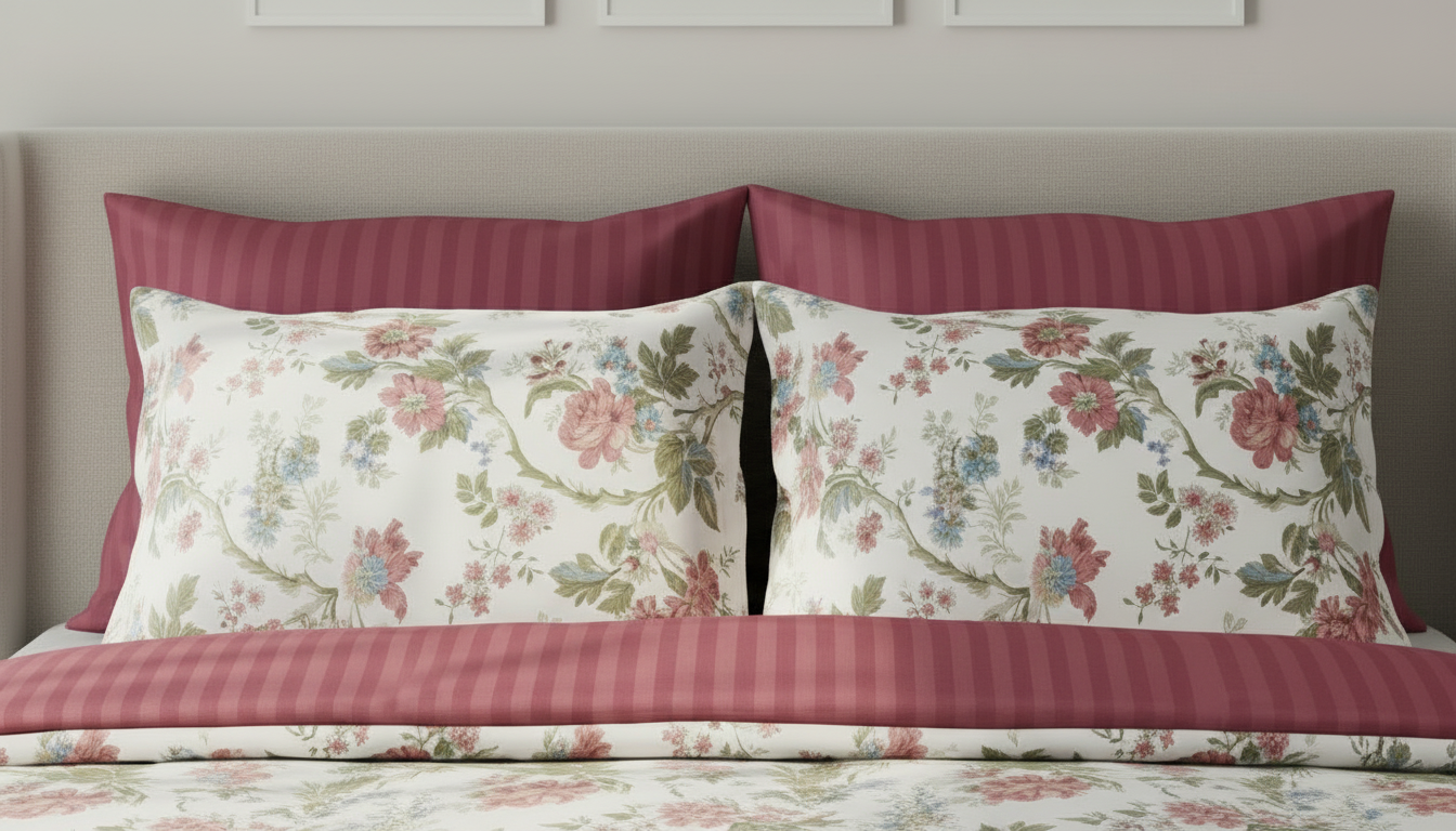 IV862 Luxury Cotton Satin Comforter Set - Light Filling