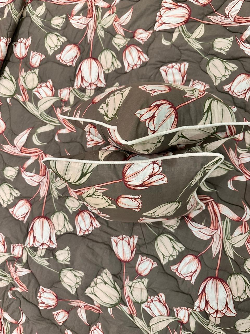 IV538 Cotton Comforter Set - Light Filling