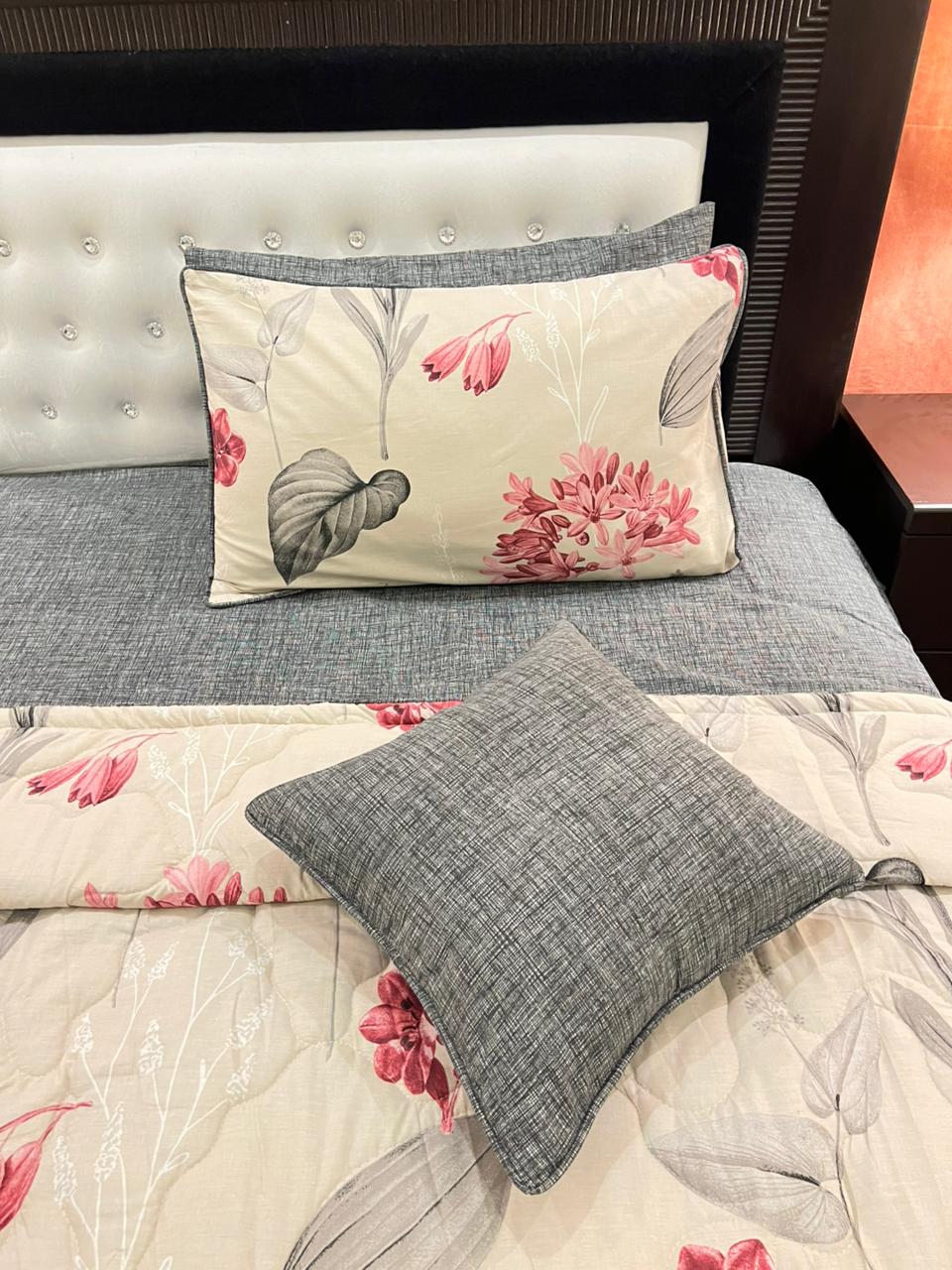 IV543 Cotton Comforter Set - Light Filling