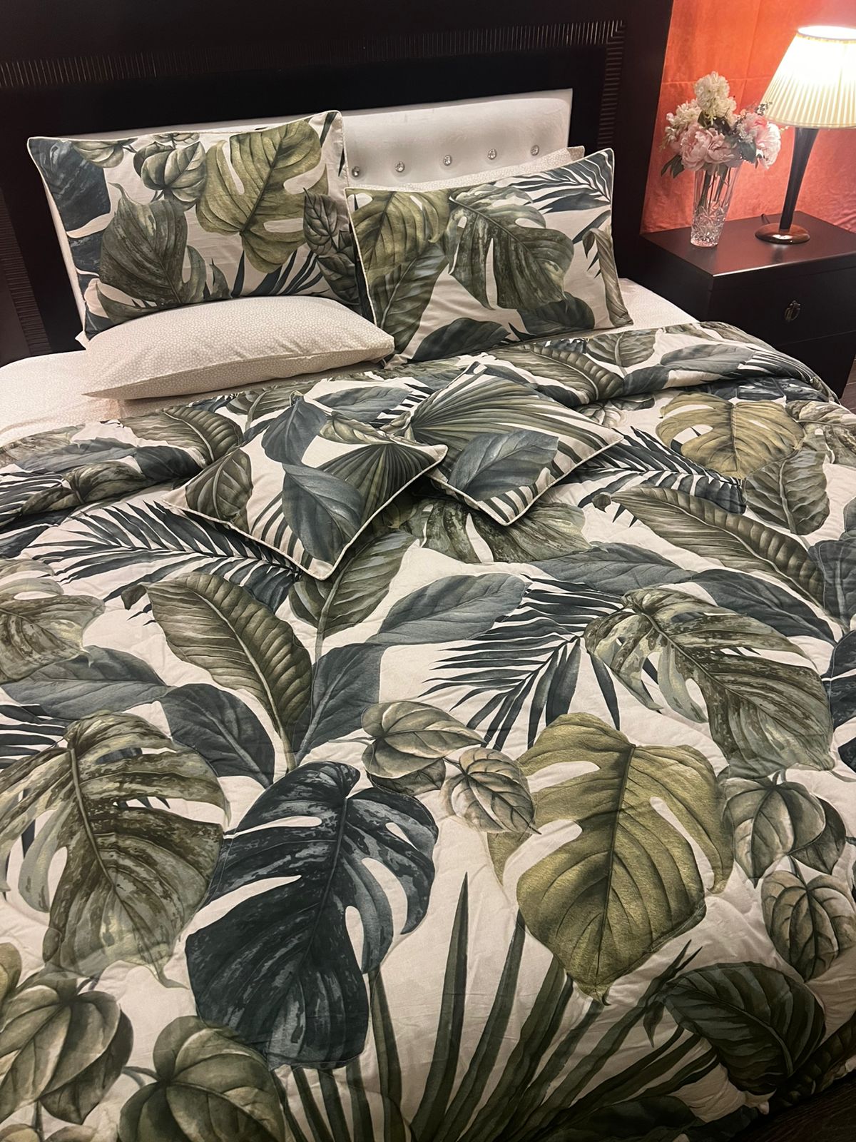 IV638 Cotton Comforter Set - Light Filling