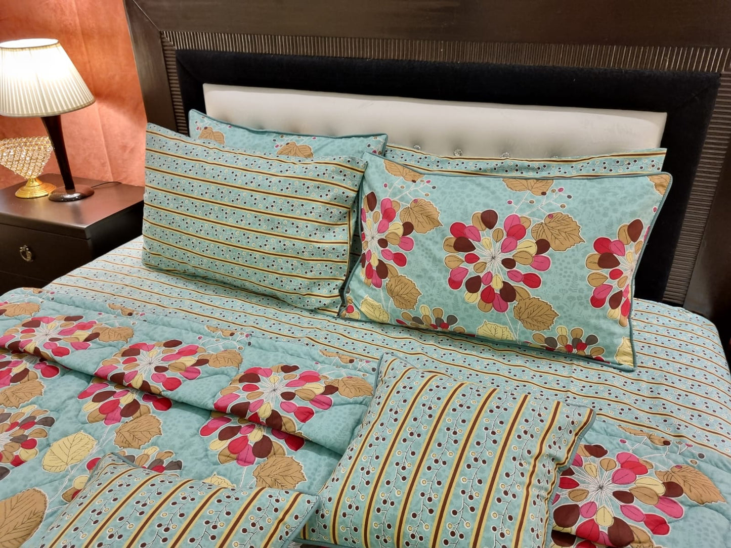IV506 Cotton Comforter Set - Light Filling