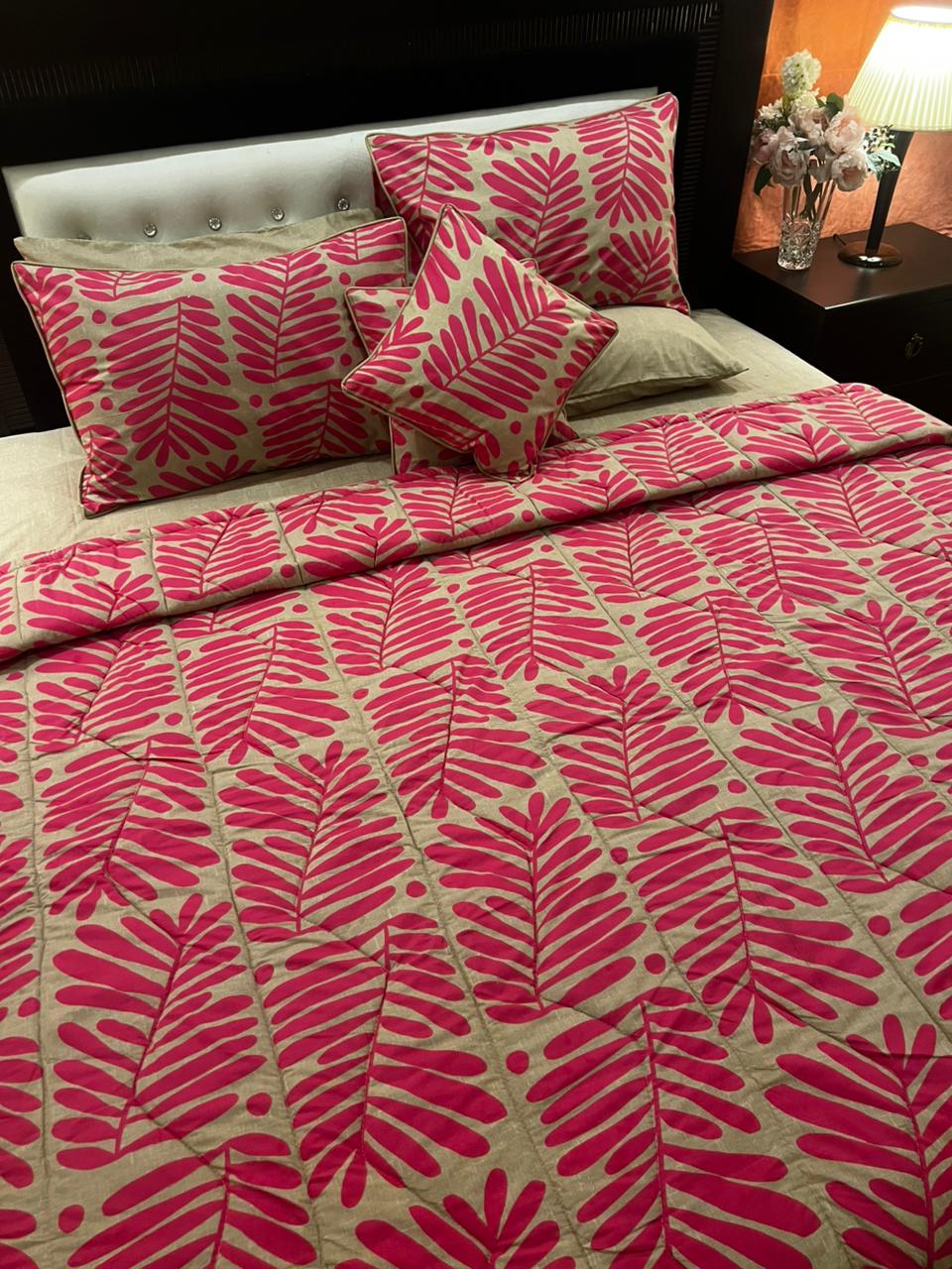 IV657 Cotton Comforter Set - Light Filling