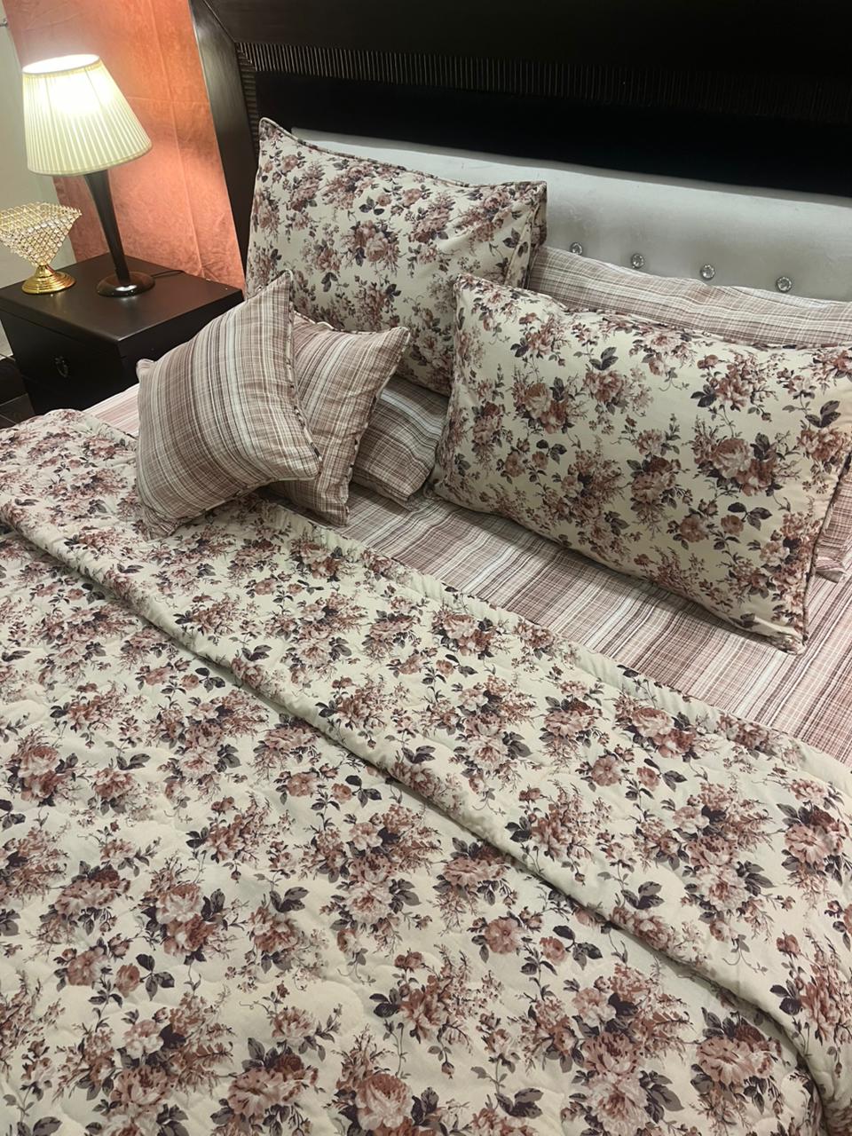IV623 Cotton Comforter Set - Light Filling