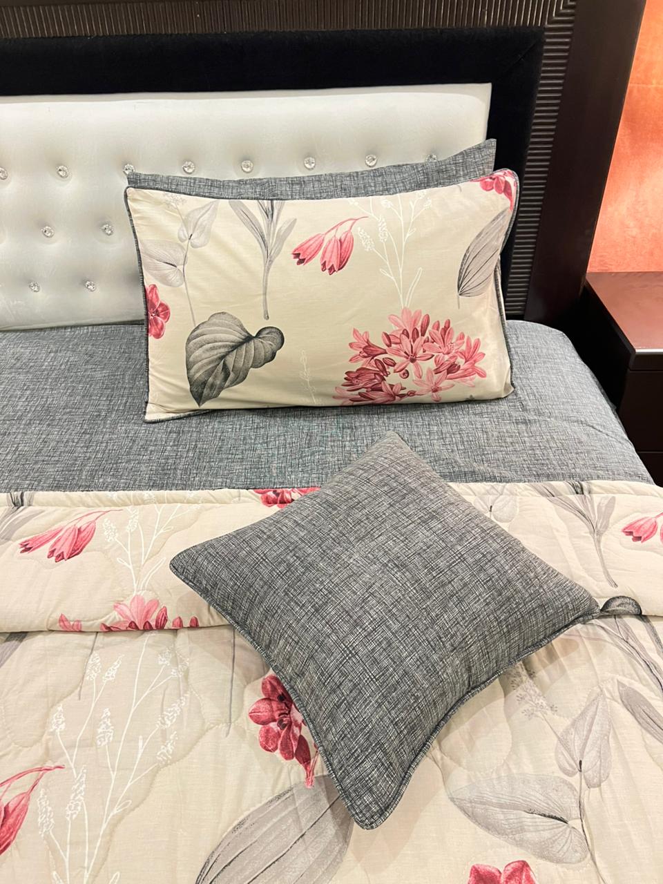 IV544 Cotton Comforter Set - Light Filling