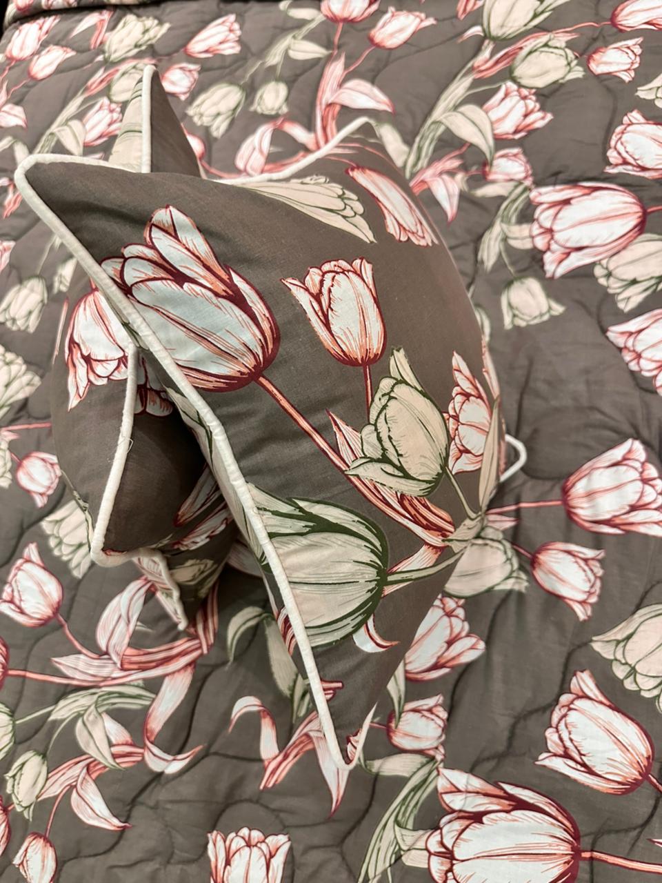 IV538 Cotton Comforter Set - Light Filling
