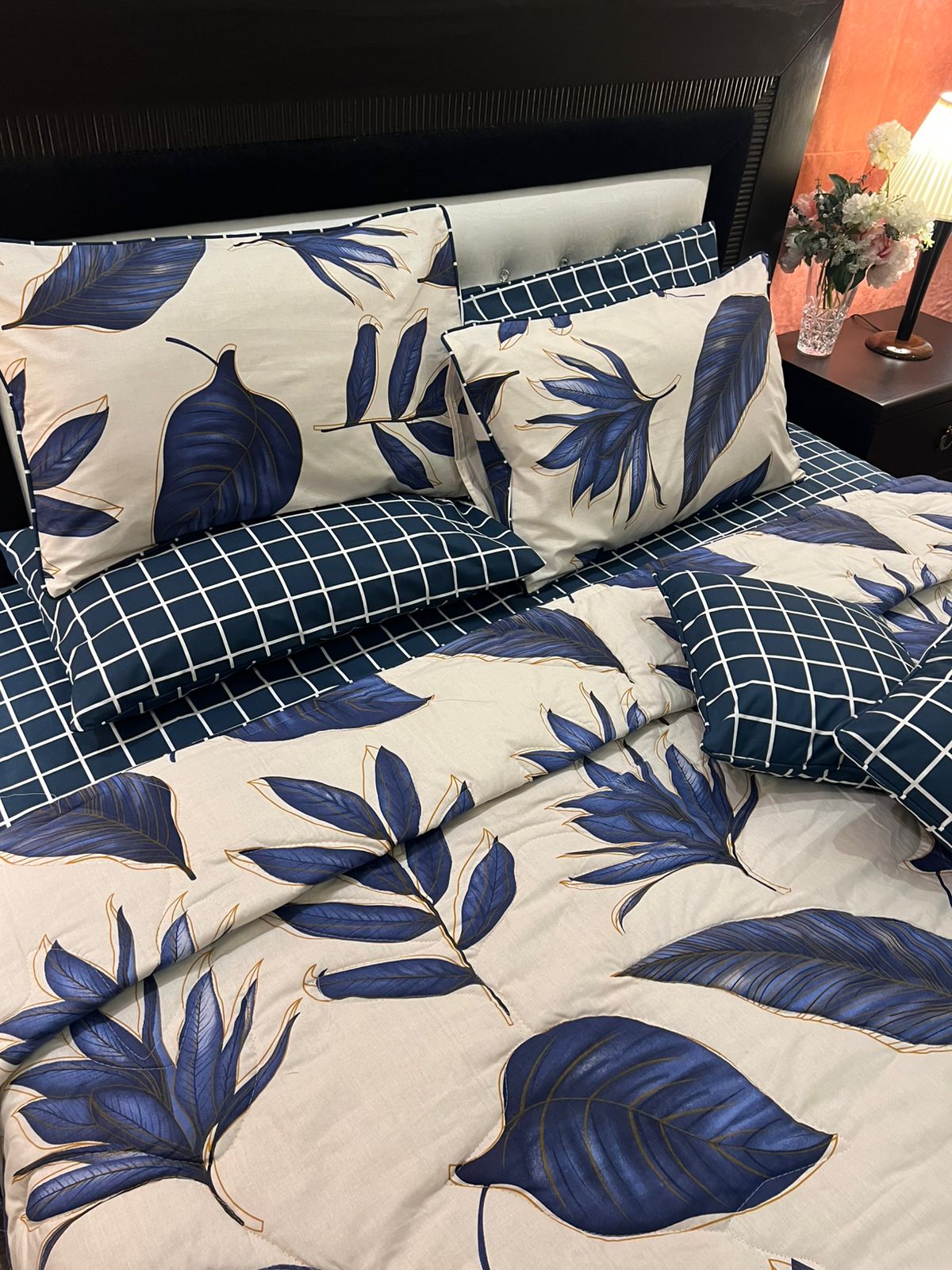 IV631 Cotton Comforter Set - Light Filling