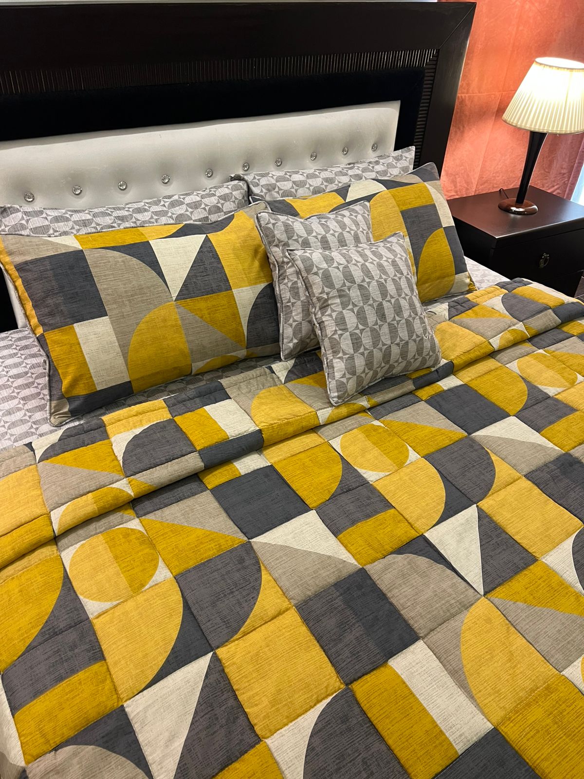 IV613 Cotton Comforter Set - Light Filling