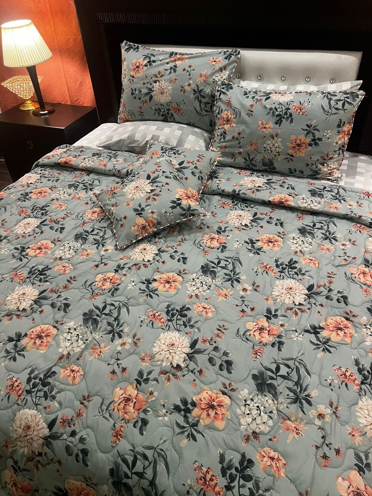 IV659 Cotton Comforter Set - Light Filling