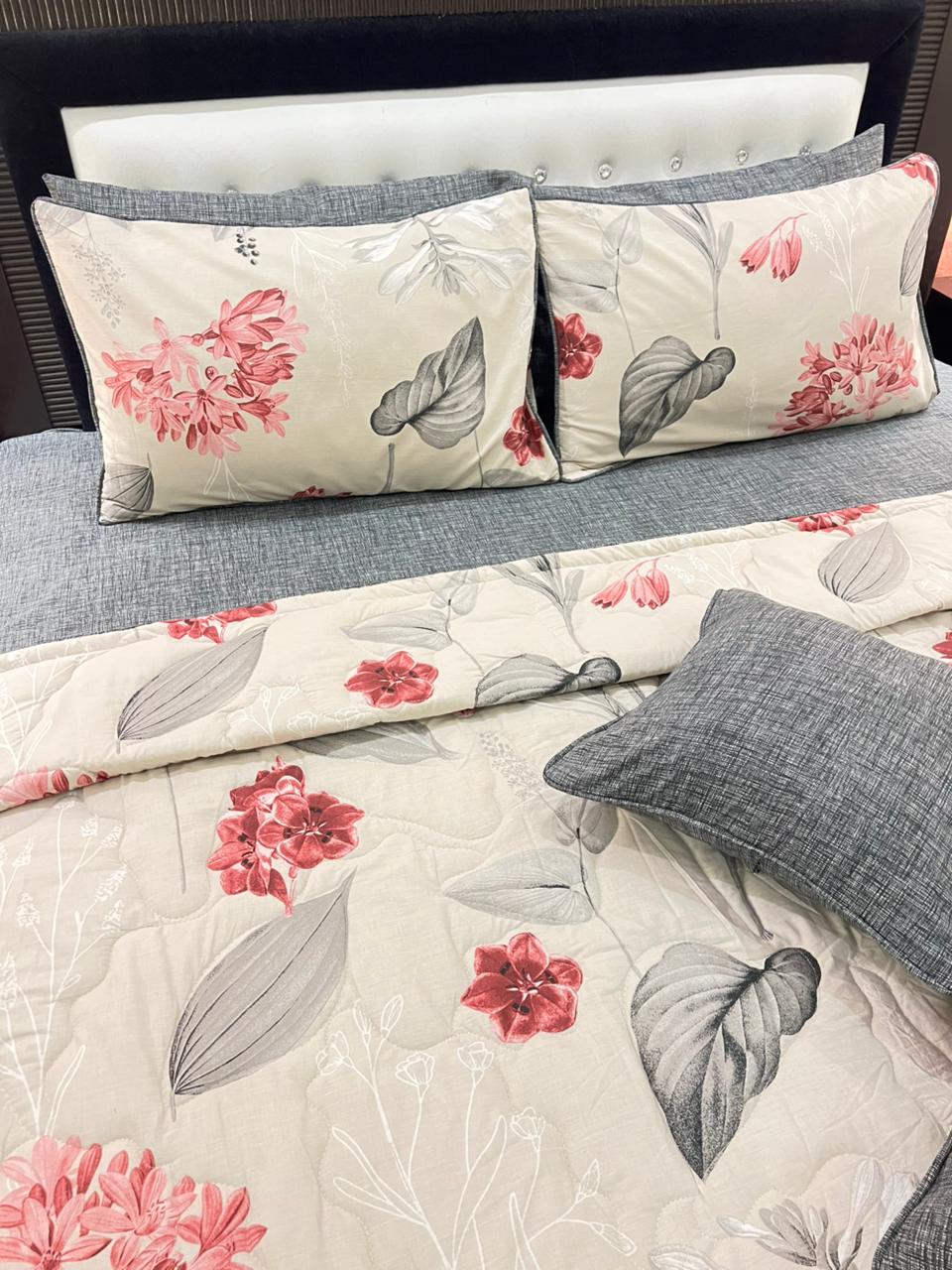 IV543 Cotton Comforter Set - Light Filling