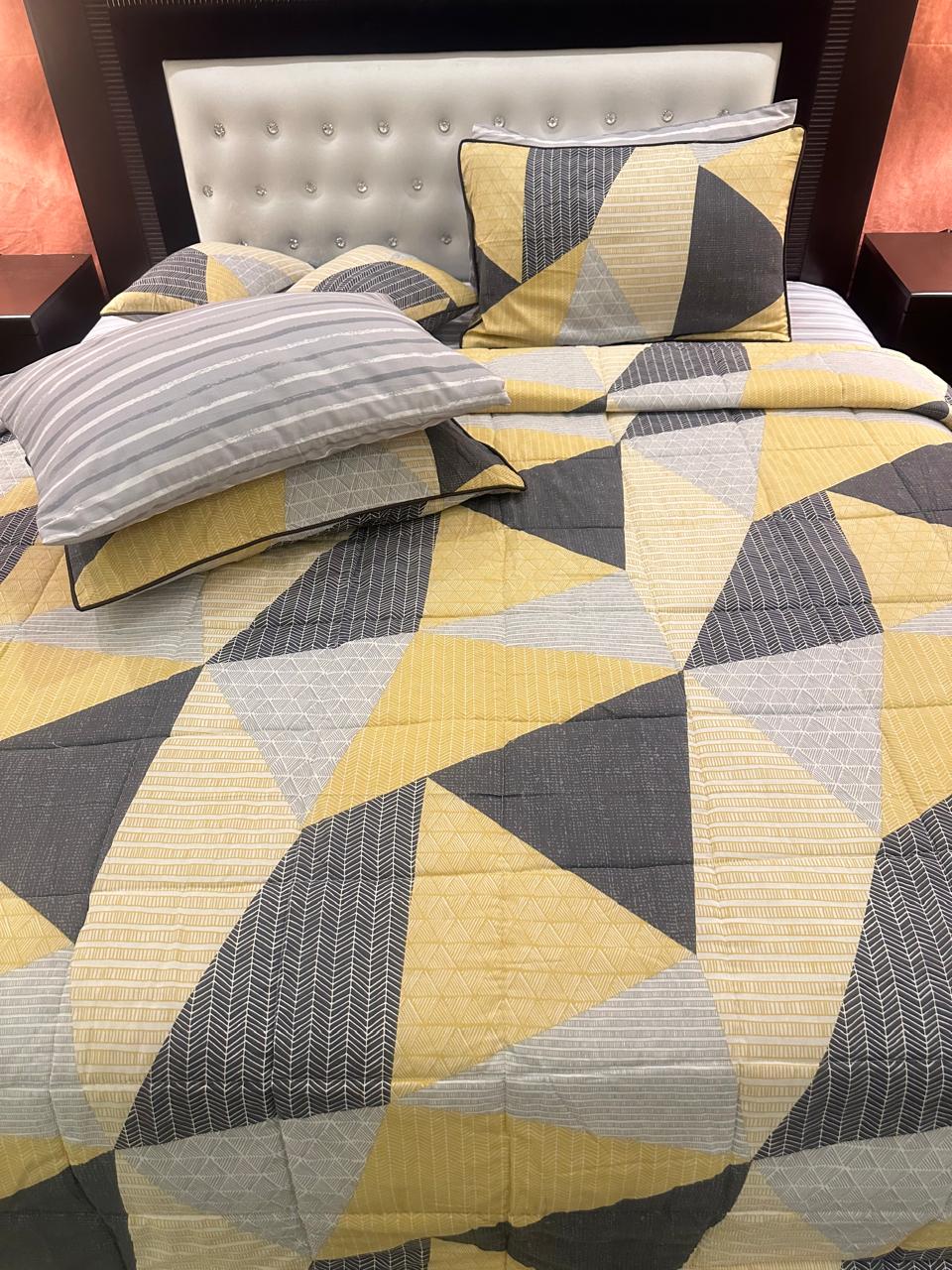 IV553 Cotton Comforter Set - Light Filling