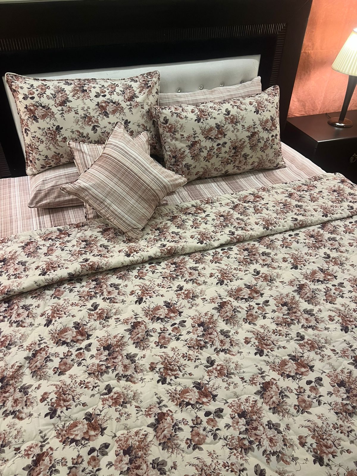 IV623 Cotton Comforter Set - Light Filling