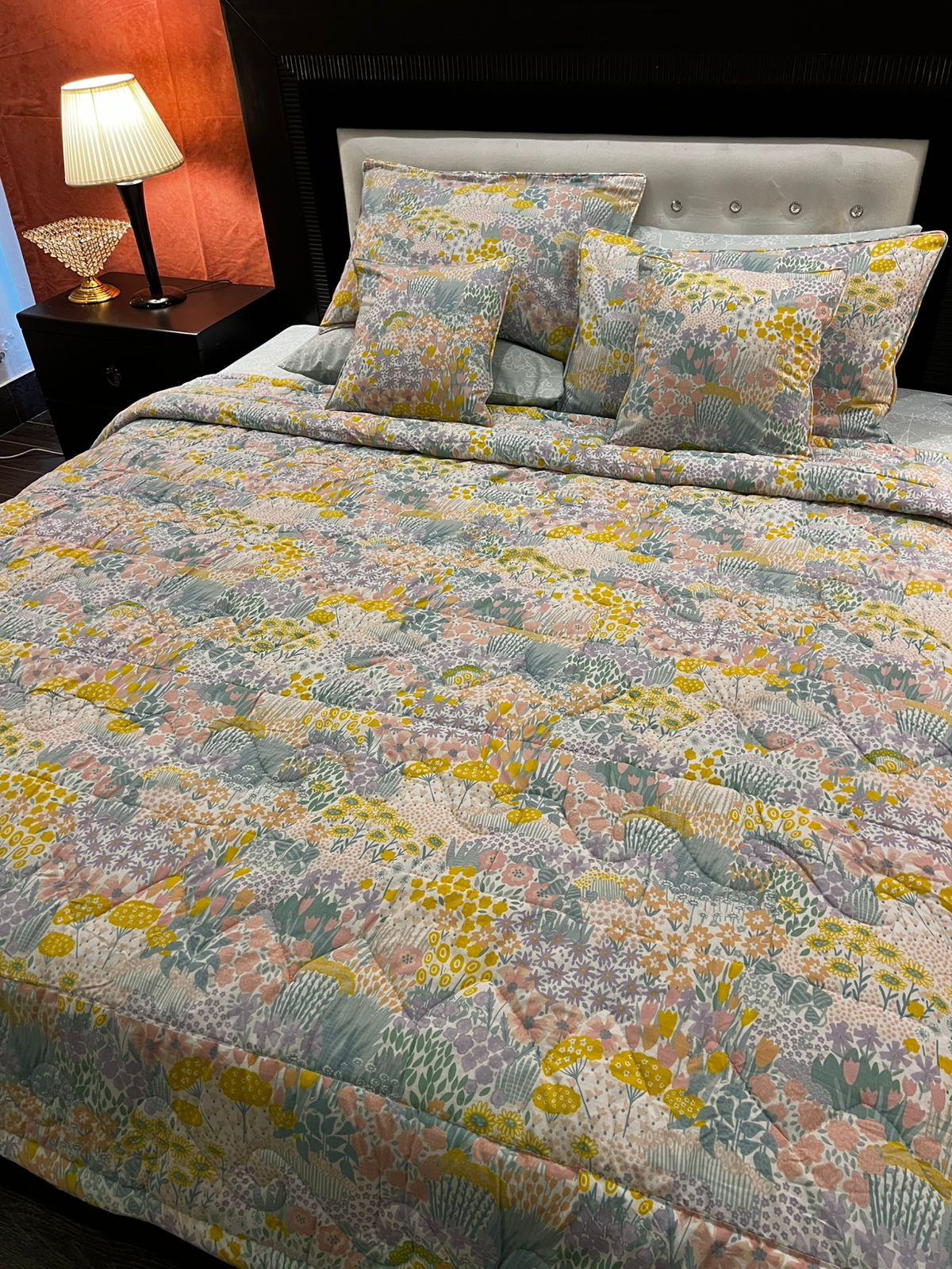 IV673 Cotton Comforter Set - Light Filling