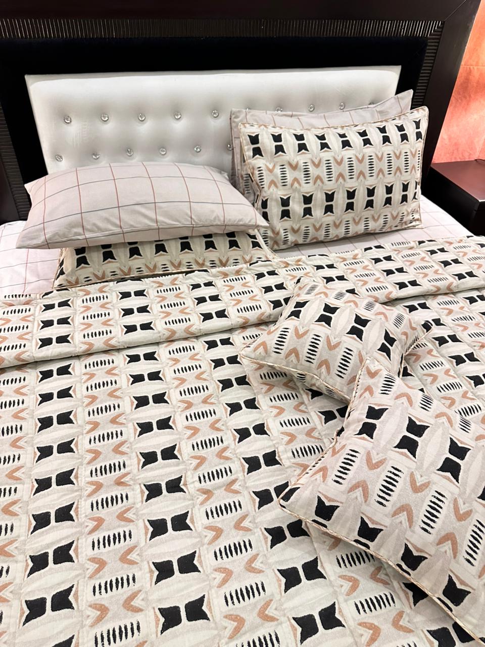 IV536 Cotton Comforter Set - Light Filling