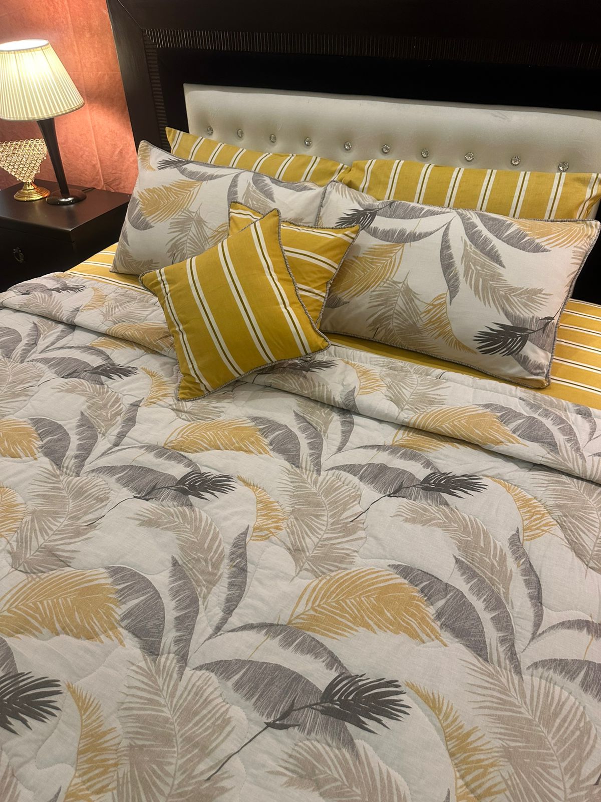IV590 Cotton Comforter Set - Light Filling
