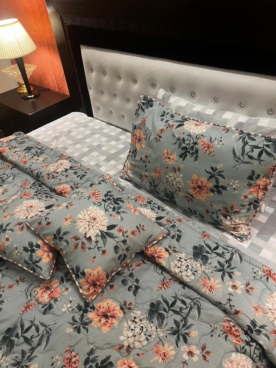 IV659 Cotton Comforter Set - Light Filling