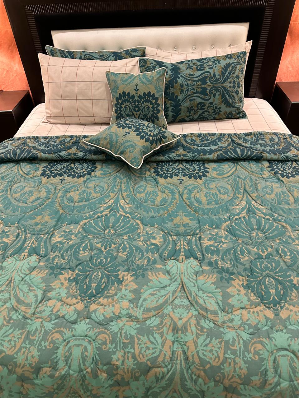 IV546 Cotton Comforter Set - Light Filling