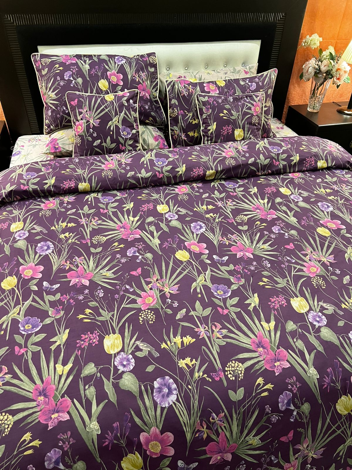 IV696 Cotton Duvet Cover Set - Without Filling