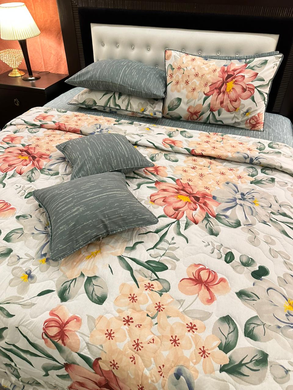 IV544 Cotton Comforter Set - Light Filling
