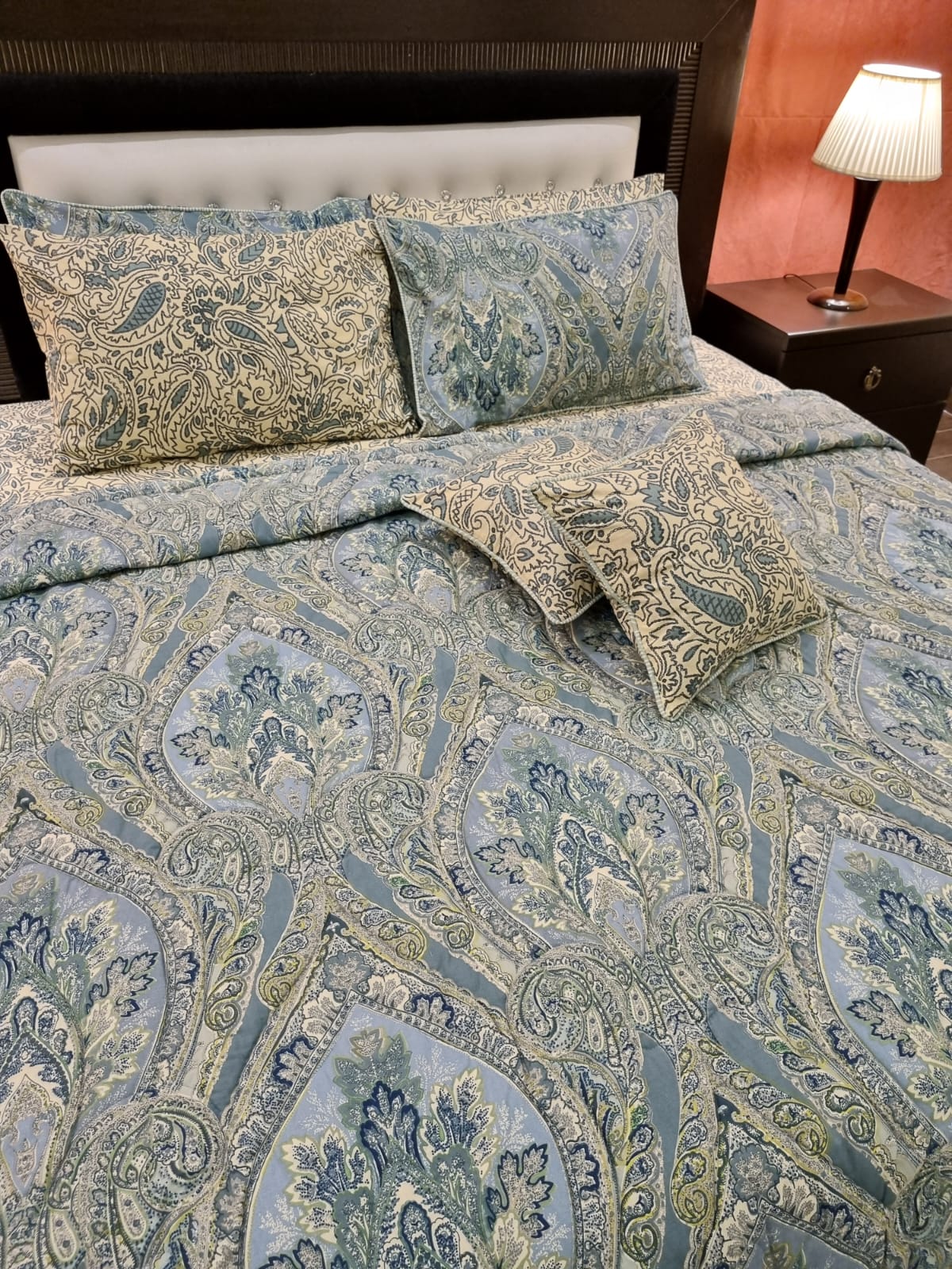 IV525 Percale Cotton Duvet Cover Set - Without Filling