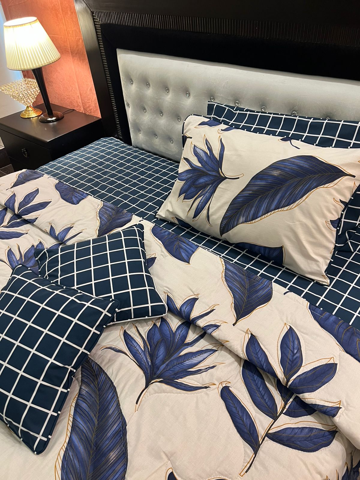 IV631 Cotton Comforter Set - Light Filling