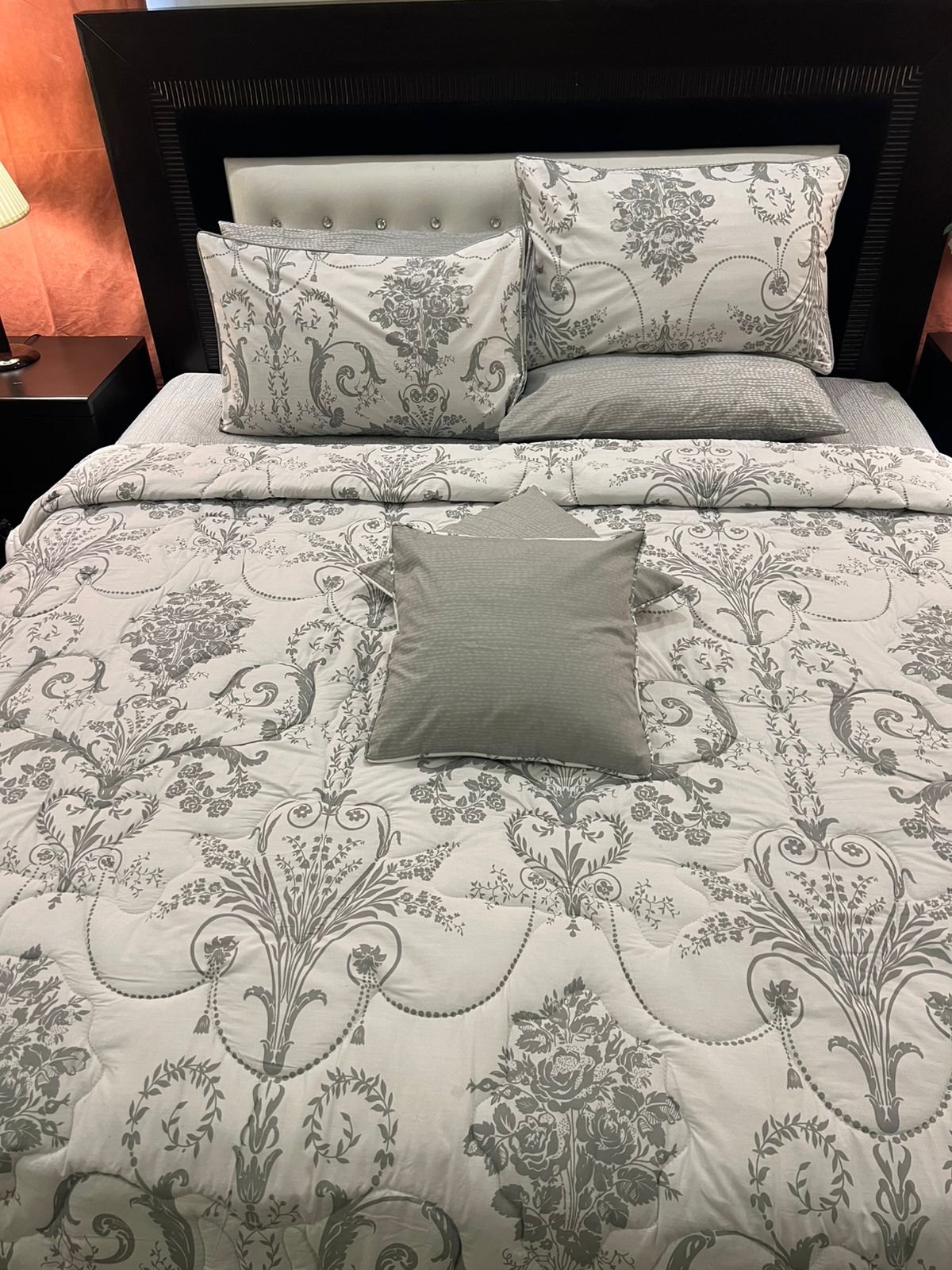 IV629 Percale Cotton Comforter Set - Light Filling