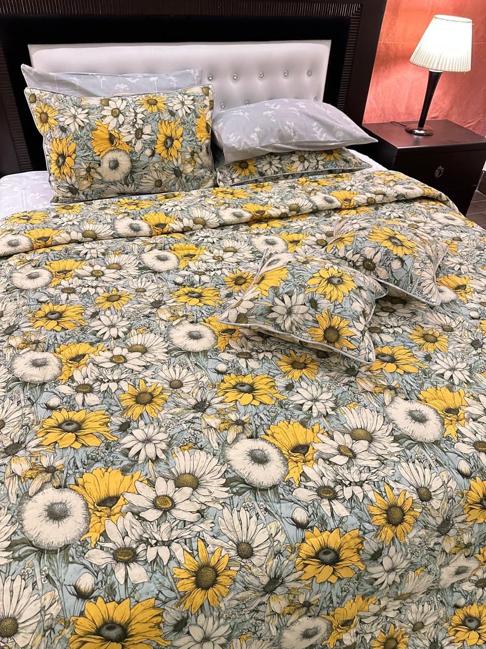 IV545 Cotton Comforter Set - Light Filling