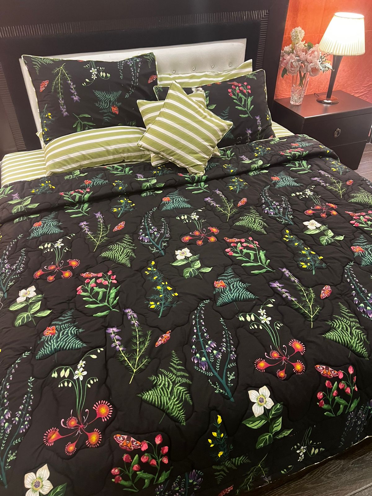 IV672 Cotton Comforter Set - Light Filling