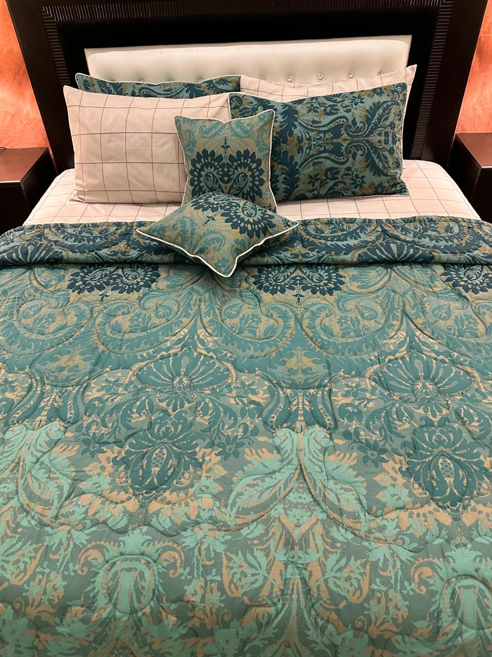 IV546 Cotton Comforter Set - Light Filling