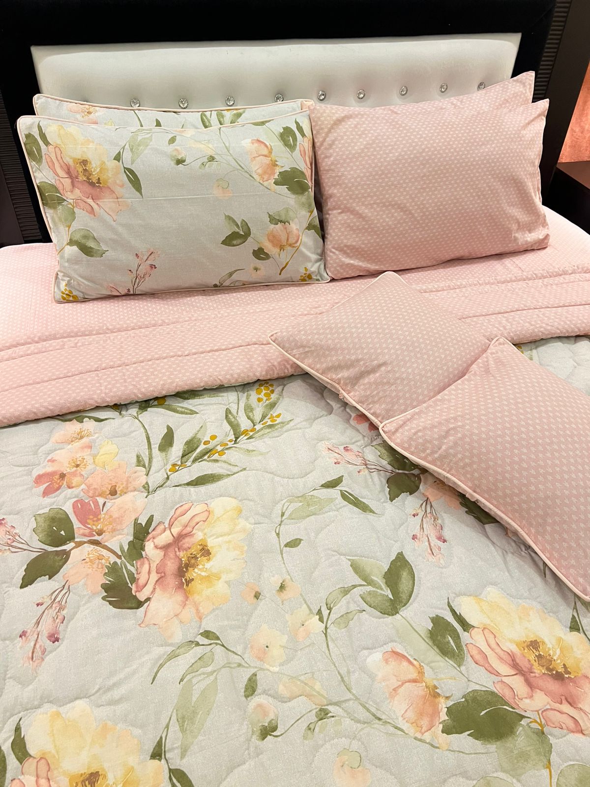 IV576 Cotton Comforter Set - Light filling