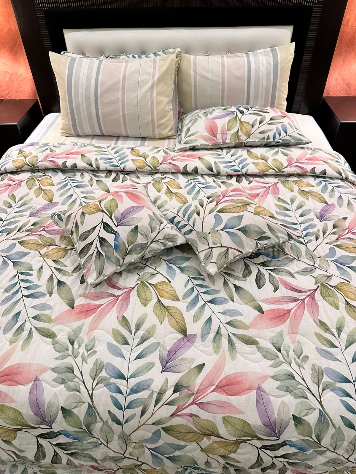 IV534 Cotton Comforter Set - Light Filling