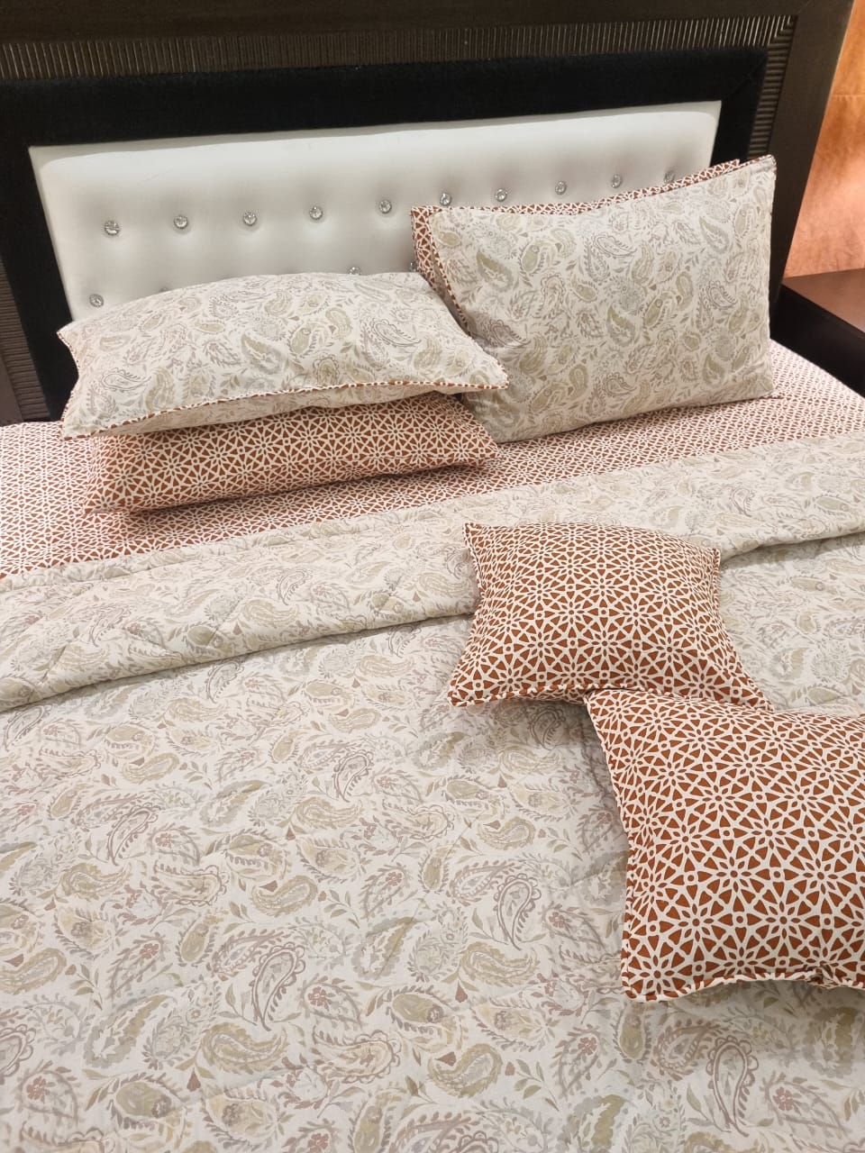 IV528 Cotton Duvet Cover Set - Without Filling