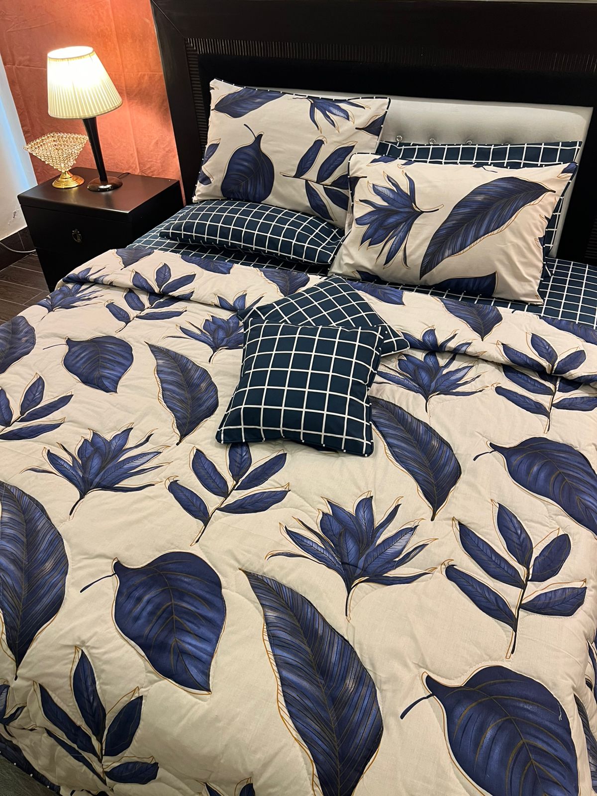 IV631 Cotton Comforter Set - Light Filling