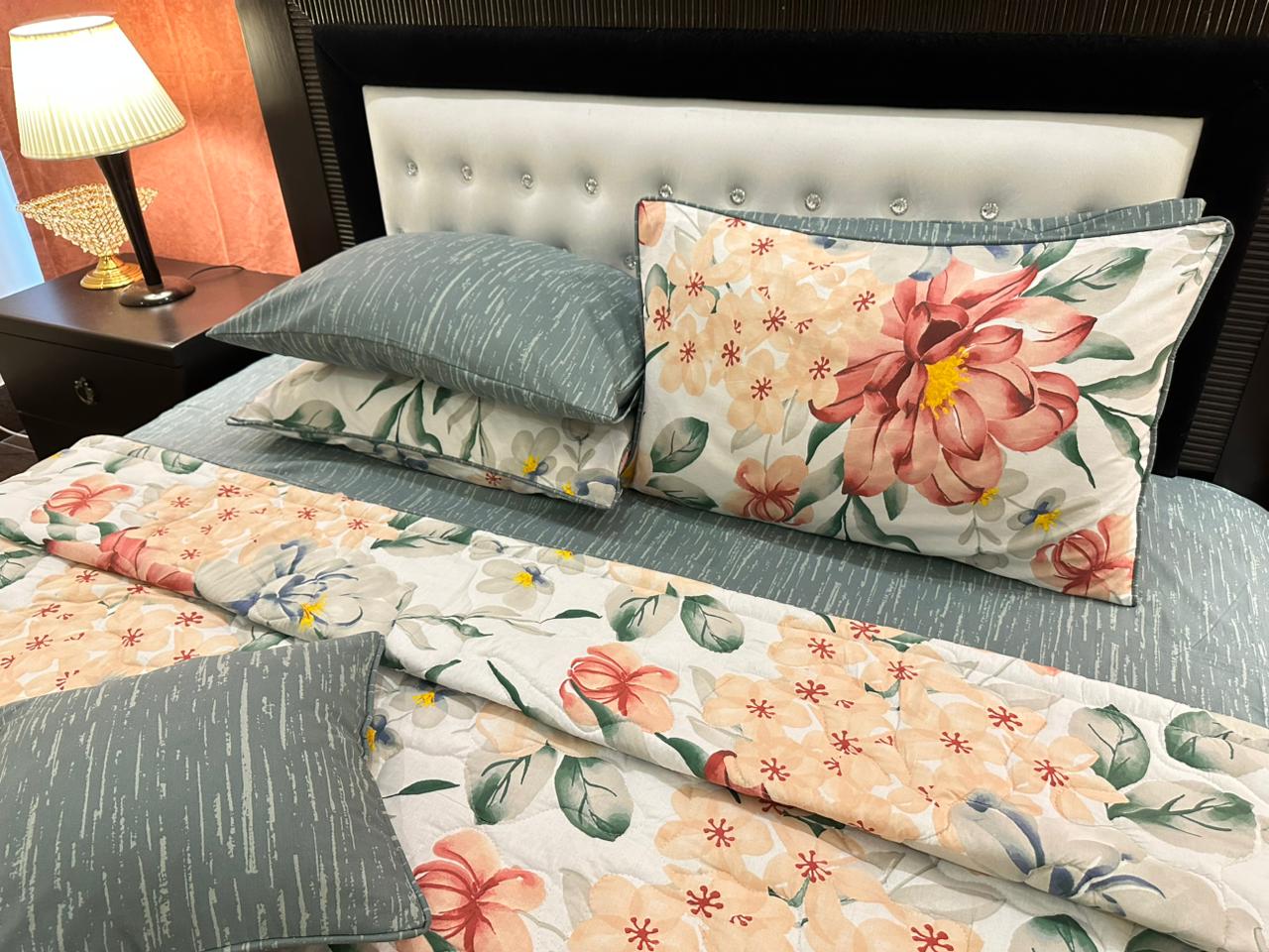 IV544 Cotton Comforter Set - Light Filling