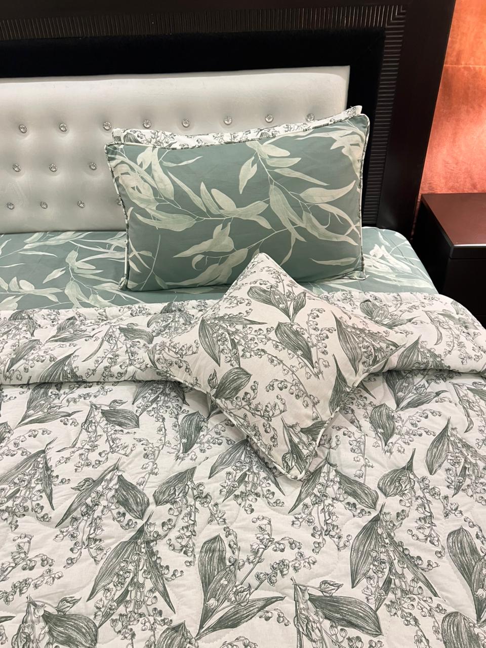 IV570 Cotton Comforter Set - Light Filling