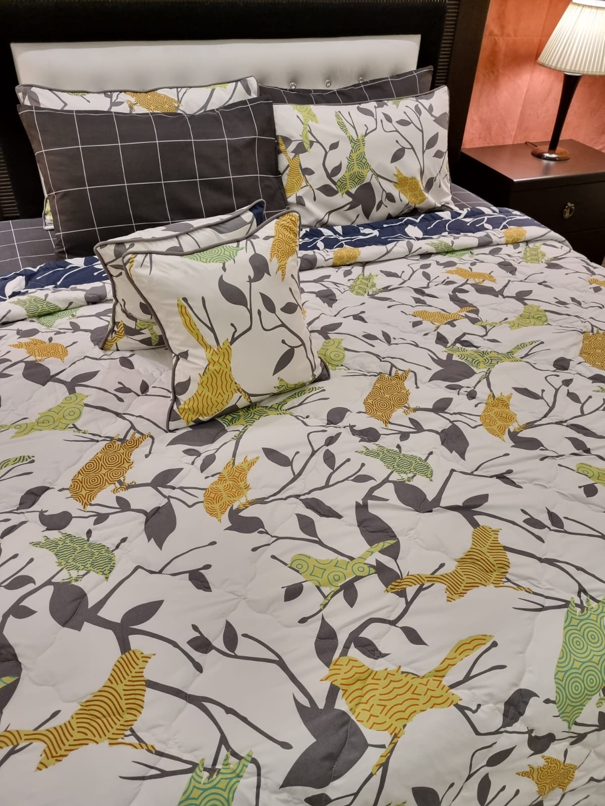 IV486 Cotton Comforter Set - Light Filling